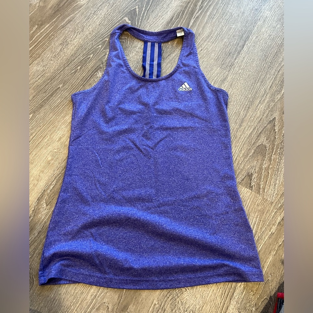 Adidas purple tank top